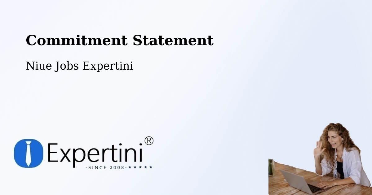 Corporate Commitment – Fualahi - Niue Jobs Expertini