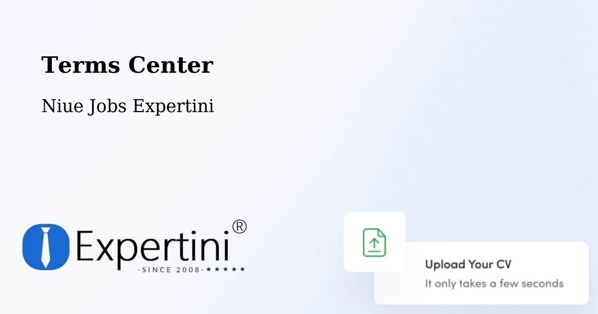 Terms of Service – Fualahi - Niue Jobs Expertini